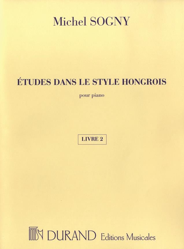 Etudes Dans Le Style Hongrois - Livre 2